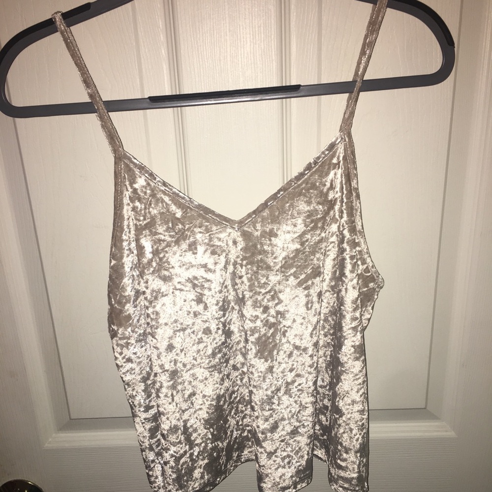 Gold tank top